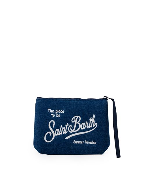 Pochette Aline Denim in scuba Mc2 Saint Barth | ALINE01334H DENIM EMB